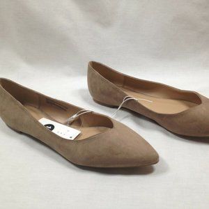 A New Day Hillary Taupe Pointed Flats 11